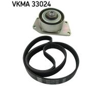 SKF VKMA 33024 Kit Cinghie Poly-V per CITROËN,PEUGEOT