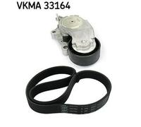 SKF VKMA 33164 Kit Cinghie Poly-V per FORD Fiesta Mk6 Hatchback (JA8, JR8)