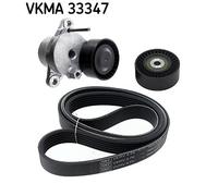 SKF VKMA 33347 Kit Cinghie Poly-V per CITROËN,PEUGEOT