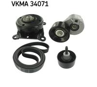 SKF VKMA 34071 Kit Cinghie Poly-V per FORD