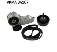 SKF VKMA 34107 Kit Cinghie Poly-V