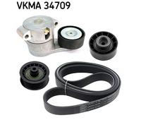 SKF VKMA 34709 Kit Cinghie Poly-V per FORD
