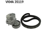 SKF VKMA 35119 Kit Cinghie Poly-V per OPEL ZAFIRA B (A05) Zafira A (T98)
