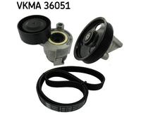 SKF VKMA 36051 Kit Cinghie Poly-V per DACIA,NISSAN,RENAULT