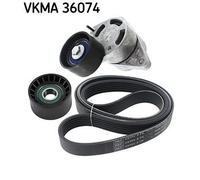 SKF VKMA 36074 Kit Cinghie Poly-V per OPEL Vivaro A Van (X83) Movano Van (X70)