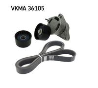 Set di cinghie Poly-V SKF VKMA 36105