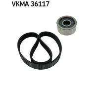 SKF VKMA 36117 Kit Cinghie Poly-V per OPEL,RENAULT,VAUXHALL