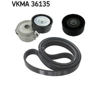 SKF VKMA 36135 Kit Cinghie Poly-V per FORD,VOLVO
