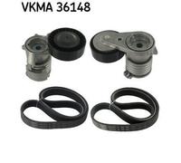 SKF VKMA 36148 Kit Cinghie Poly-V per FORD Focus II Schrägheck (DA, HCP, DP)