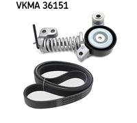 SKF VKMA 36151 Kit Cinghie Poly-V