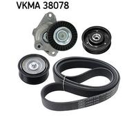 SKF VKMA 38078 Kit Cinghie Poly-V adatto per MERCEDES-BENZ M-Klasse (W164)