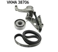 Set di cinghie Poly-V SKF VKMA 38706