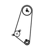 SKF VKMC 01103 Kit Tendicinghia con Pompa Acqua