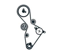 SKF VKMC 01222 Kit cinghia distribuzione, pompa acqua