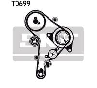 SKF VKMC 01251 Pompa acqua + Kit cinghie dentate per AUDI,SEAT,SKODA,VW
