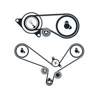 Pompa dell'acqua + kit cinghia di distribuzione SKF VKMC 01952