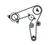 SKF Kit tendicinghia VKMC 02190-2 con pompa acqua per Fiat e Alfa Romeo
