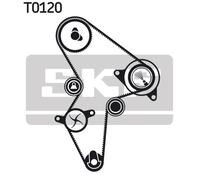 Set di distribuzione delle valvole (cinghia + puleggia + pompa del liquido) SKF VKMC 03121