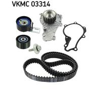 SKF VKMC 03314 Pompa acqua + Kit cinghie dentate per CITROËN,DS,FORD,PEUGEOT