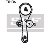 SKF VKMC 06010-2 Pompa acqua + Kit cinghie dentate per RENAULT