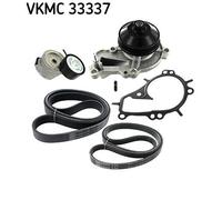 SKF VKMC 33337 Pompa acqua + Kit cinghia Poly V per CITROËN,DS,OPEL,PEUGEOT,VAUX