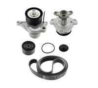 SKF VKMC 36084 Cinghie Ausiliarie, Kit Pompa Acqua