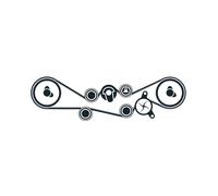 SKF VKMC 98109-3 Kit Tendicinghia con Pompa Acqua