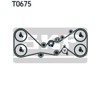 SKF VKMC 98114 Pompa acqua + Kit cinghie dentate per SUBARU