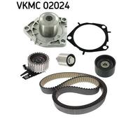 SKF VKMC02024 Kit distribuzione + pompa acqua 197 denti 24 mm