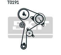 SKF VKMC06136 Pompa acqua + Kit cinghie dentate per DACIA Duster, RENAULT Scénic