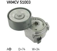 SKF VKMCV 51003 Tendicinghia, Cinghia Poly-V per MERCEDES-BENZ