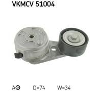 SKF VKMCV 51004 Tendicinghia, Cinghia Poly-V per MERCEDES-BENZ