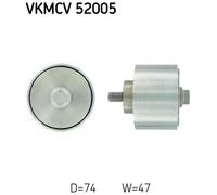 SKF VKMCV 52005 Galoppino/Guidacinghia, Cinghia Poly-V per ASTRA,FORD,IRISBUS,IV