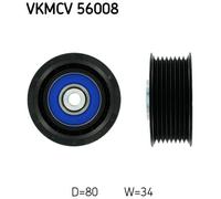 SKF Puleggia di rinvio/guida VKMCV 56008 per cinghia trapezoidale