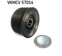 SKF VKMCV 57014 Galoppino/Guidacinghia, Cinghia Poly-V per BMC,DAF,KING LONG