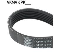 Cinghia trapezoidale multirighe VKMV 6PK1893 SKF per FORD SAAB