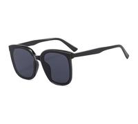 SKFGNX 1 paio di occhiali da sole semplici, grandi e quadrati, alla moda, neri