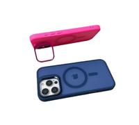 SKFGNX Custodia magnetica con supporto per obiettivo in metallo per iPhone 17 16 15 14 13 12 Mini 11 Pro Max Plus, custodia di ricarica wireless antiurto opaca, oro deserto, per iPhone 15 ProMax