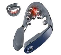SKG G7PRO-FOLD Massaggiatore per collo pieghevole con calore, senza fili, per alleviare il dolore, per rilassare il collo elettrico 9D portatile, per