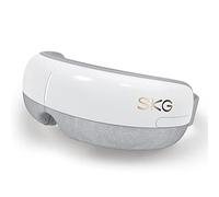 SKG Massaggiatore per occhi con tecnologia Shiatsu 5 modalità di massaggio senza fili, colore: bianco