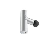 SKG Mini pistola massaggiante F3 Lite, 4 livelli di massaggio, 4 testine massaggianti intercambiabili, fino a 3.200 giri/min, porta di ricarica USB-C (argento)