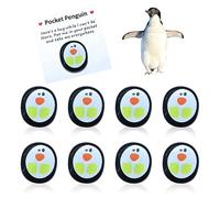 SKHAOVS 8 Pezzi A Little Pocket Penguin Hug, Mini Animal Pocket Hug, Pocket Penguin Hug, Ornamento Ricordo, Mini Giocattolo Pinguino, Incoraggiare Il Regalo per Amici, Amanti