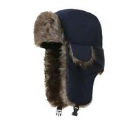 SKHAOVS Cappello da Cacciatore Unisex Blu Navy paraorecchie Invernale, Cappello da Caccia Invernale Impermeabile, Cappello da Caccia con paraorecchie, Protezione per Le Orecchie, Antivento, Vento