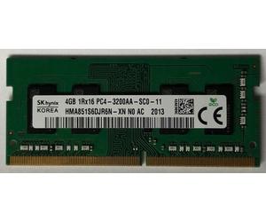 SKHYNIX RAM SO-DDR4 4GB 3200MHZ PC4-25600 HMA851S6DJR6N-XN