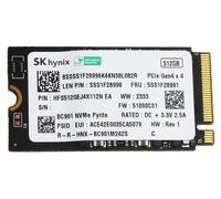 SKHYNIX SOLID STATE DRIVE SSD 512GB M.2 2242 BC901 NVME PYRITE HFS512GEJ4X112N O