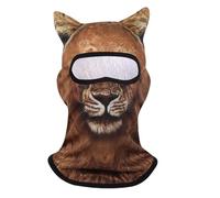 Ski Face Cover, Winter Face Protection, Lion-Shaped Balaclava Neck Gaiter for Outdoor Sports, Cycling, Hiking, Snowboarding, 16.93x9.84 Inches, 45g, Soft Polyester Material