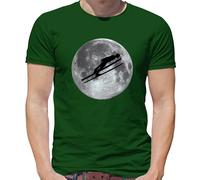 Ski Jump Moon - Maglietta Uomo - Sciatore Sciando Salto Con Gli Sci Sport Amore