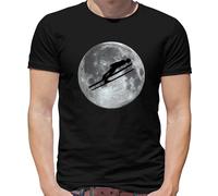 Ski Jump Moon - Maglietta Uomo - Sciatore Sciando Salto Con Gli Sci Sport Amore