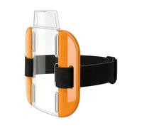 Ski Lift Ticket Holder, Clear Armband Display Sleeve, Adjustable Elastic Strap WITH Buckle FOR Skiing and Mountaineering, Sturdy Transparent Storage Holder Single Pack, Waterproof Ticket Organizer