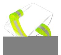 Ski Pass Holder Arm Band - 4 Inches Waterproof Card Display | PVC Polyester Strap - Secure badge holder with clear window for lift tickets and ID, ideal for skiing travel work events and conferences.